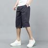 Fabricantes de origen pantalones cortos de verano para hombre 7 puntos algodón puro pantalones casuales pantalones cortos casuales holgados pantalones rectos pantalones de hombre