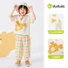 [7A Antibacteriano] Camiseta Dudujia Infantil Verão Meninos Manga Curta Leve Top Meninas Roupa de Verão Roupa de Bebê Infantil