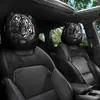 Adequado para SUVs e Sedans Capas Impressas para Encosto de Cabeça de Carro, Poliéster, Capas de Almofada Decorativas Universais para Interior de Carro, Podem Ser Personalizadas