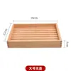 Caja de Sashimi de Madera Estilo Japonés con Tapa, Caja para Pescado, Caja para Salmón, Plato para Carne de Res, Plato para Verduras, Caja de Madera, Caja de Madera Blanca para Sushi