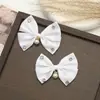 Acessórios de laço de rede estilo coreano, presilhas de cabelo de tecido fofas, acessórios para joias DIY, produtos semiacabados de laços para sapatos e roupas