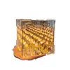 Kit de Artesanato DIY Cubo Mágico Tulipa Luminária de Noite Mar de Flores Rosa - Um presente atencioso para sua namorada ou melhor amiga, fornecido pela fábrica