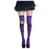 Calcetines nuevos de Halloween con estampado de color de mueca de murciélago, calcetines largos hasta la rodilla de tubo largo, calcetines JK para niñas Cos, medias para el festival de fantasmas
