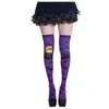 Calcetines de rodilla de Halloween para chicas JK Cos Festival de Fantasmas Calcetines Divertidos Estampados Fantasma Colorido Murciélago Calcetines de Stock