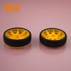 XJ602AHTT amarelo borracha carro estrada TT roda TT caixa de velocidades roda TT motor roda