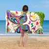 Toalla de Playa Personalizada para Niños Microfibra Estampada Digitalmente Dibujos Animados Natación Baño Toalla Chal Protector Solar Absorbente