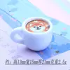Desenho Animado Ao Vivo Venda Quente Estéreo Caneca de Café Pequenos Enfeites Chaveiro Luz Noturna Pequeno Pingente Resina Joias Acessórios