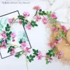 Trepadeira de Gardênia Artificial para Cobertura de Tubo de Ar Condicionado, Decoração de Casamento Interno, Arranjo de Flores Artificiais, Decoração de Paisagismo, Pendurado na Parede