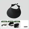 Sombrero de Sol Transpirable de una Pieza sin Parte Superior para Mujer, Sombrero de Sol Anti-UV, Visera Desmontable, Estilo Delgado para Primavera y Verano