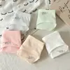 Nova calcinha feminina simples de cor sólida em algodão puro, fundo 100% algodão, antibacteriana, confortável, cintura média, que abraça o quadril, adequada para meninas e estudantes, calcinha biquíni