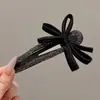 Pinzas para el pelo de lazo coreano para mujer, pasadores de alta gama y lindos, pinzas de cocodrilo antideslizantes, pinzas para la parte trasera de la cabeza, accesorios para el cabello al por mayor