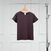 Camiseta Feminina Clássica Mais Vendida Sst012 com Costas Cruzadas da Loja Nanyou, Algodão Levemente Elástico, Gola Redonda, Cor Sólida, Manga Curta