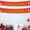 Guirnalda de seda de lluvia navideña Decoración de fiesta de Navidad pancarta aérea diseño de pared de fondo festivo banderín de seda de lluvia