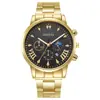 Comercio Exterior Venta Caliente Reloj de Cuarzo Reloj de Negocios Simple Reloj de Pulsera para Hombre Calendario Reloj con Correa de Acero Reloj de Pulsera para Hombre Venta Directa de Fábrica