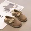 Zapatos de Cuero para Niñas Primavera y Otoño 2026 Modelo Nuevo Zapatos Individuales Suaves para Niños Zapatos de Bebé Mocasines para Niños Zapatos Birkenstock Versátiles