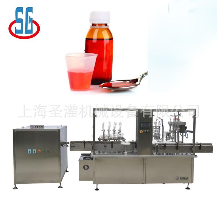 100ml Syrup filling capping ma