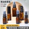Botella atomizadora de aceite esencial de té 5-10 ml - 30 ml - 100 ml botella de aceite medicinal de aceite esencial botella de vidrio con atomizador