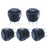 Interruptor basculante redondo de fibra de vidrio KCD1-105 para barco, 125 V, 6 A, 250 V, color negro, 3 pies, 3 marchas