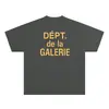 Gallery Dept 2026 Verano Nueva Camiseta Unisex Pareja Unisex Mismo Estilo 100% Algodón Puro Manga Corta