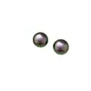 Pendientes de botón de plata S999 con perla verde aurora para mujer 2026 Nuevo estilo popular Verde pavo real Alto nivel Lujo ligero Sensación noble