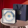 Caja de regalo de nido de pájaro acrílico ventana naranja 250g código de trazabilidad tónico caja vacía de nido de pájaro