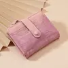 Cartera de Mujer Transfronteriza Macaron Corta Estilo Coreano Patrón de Cocodrilo Múltiples Ranuras para Tarjetas Versátil Diaria Fresca Cartera de Mujer