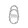 Nuevo producto transfronterizo: Anillos geométricos para uñas de aleación europea y americana, anillos para dedos, anillos de nudillos y accesorios para mujer, vendidos por el fabricante