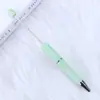 Canetas Goo Criativas em Estoque Atacado DIY Fio de Contas Fofo Canetas Esferográficas Canetas de Contas Galvanizadas Eletroplateadas UV Canetas de Contas Gradiente de Três Cores