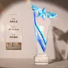 Trofeo de Cristal Hecho a Medida para Premios de Alta Gama y Elegantes para Empleados Destacados, Campeones de Concursos Creativos y Premios de Reunión Anual