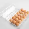 [Spot de fábrica] caja de plástico desechable para huevos 4-30 caja de embalaje para huevos al por mayor bandeja de huevos de blíster