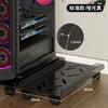 Soporte para Torre de Computadora con Polea Removible Telescópico Base Elevadora para Chasis de Escritorio para Hogar Oficina Uso General