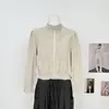 Camisa de algodón y lino con encaje francés para mujer Jie Shi Jie "Ya Xu Sheng Ting", top fresco y relajado de otoño para usar de dos maneras
