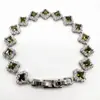 Promoção Quente Pulseira de Trevo de Quatro Folhas Verde Oliva de Nicho Estilo Igual Donglai Pulseira de Zircônia Cheia de Estrelas de Alta Qualidade Personalidade de Luxo Leve