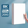 Cartón Blanco Holandés 8K Periódico Escrito a Mano Papel Especial Papel A4 Cartón Blanco 250g Cartón Blanco Pintura Dura Papel para Dibujo Artístico