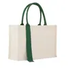 Bolsa de Lona Logo Personalizado Bolso Tote Elegante Serpentina Escuela Unidad Corporativa Bolso Estéreo Ecológico Personalización