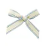 0.6cm Poliéster Dos Tonos Borde Plateado Lazo Trenzado Tocado Hecho a Mano DIY Accesorios para Ropa Accesorios Materiales para Joyería