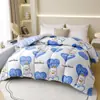 Atacado do Fabricante Colcha Grossa Quente de Inverno para Dormitório de Estudante Solteiro, Núcleo de Colcha Dupla, Roupa de Cama, Colcha de Penas e Seda para Quatro Estações