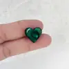 Botones de Color Perla de Imitación de Concha en Forma de Corazón Botones Combinados de Metal con Base Plana de Corazón Melocotón Botones Decorativos para Suéter Cárdigan Abrigo