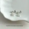 Brincos de Pérola em Floco de Neve Incrustados com Zircônia Exquisitos, Brincos Versáteis de Estilo de Nicho Exquisitos, Brincos de Luxo Leve e de Alta Qualidade