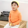 Camiseta Básica de Algodón para Niñas con Cuello Medio Alto, Ropa Interior Elegante para Niños, Abrigo de Primavera, Otoño e Invierno para Bebé, Manga Larga