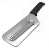 Venta al por mayor del fabricante Acero Inoxidable Doble Hoja Rallador Cuchillo para Verduras Cuchillo Rebanador Rallador de Col Cuchillo Pelador Gadgets de Cocina