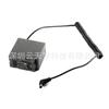 Batería falsa D54S a cable de resorte DC5.5 adecuado para cámara Panasonic AG-DVC180A/DVC32/DVC60E