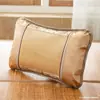 Almohada de Verano Adulto Estera Refrescante de Bambú Almohada de Ratán Transpirable Almohada de Té Dormitorio de Estudiantes Individual Almohada de Trigo Sarraceno Almohada de Soporte para el Cuello de Verano