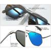 Gafas de sol cuadradas polarizadas de colores para hombre, nuevas 462, para conducir, montar a caballo, de metal, para pesca al aire libre, tinta
