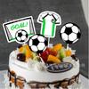 Decoración para Pastel de Hornear Mini Adornos de Tenis Marco de Baloncesto Niño Dios Fiesta de Cumpleaños Adornos para Mesa de Postres