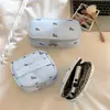 Nuevo neceser con temática de cachorros, bolsa de almacenamiento de cosméticos portátil para viajes, cremallera multifuncional, alto valor estético