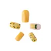 Peças de Nail Art Mais Vendidas Transfronteiriças, Estilo Fresco de Verão, Flores Amarelas Pequenas de Limão, Unhas Postiças Quadradas de Comprimento Médio Atacado