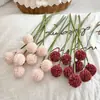 Bola Dorada Flor Artificial Bola de Flores Crisantemo Decoración para el Hogar Sala de Estar Diente de León Arreglo Floral DIY Materiales Comercio Exterior Transfronterizo