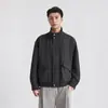 También parando en la chaqueta de caza de cuello alto de otoño 2026 para hombre, chaqueta casual de trabajo de alta gama, chaqueta Harrington