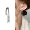 Brincos de borla europeus e americanos design de personalidade senso de alta qualidade banhados a ouro brincos vintage temperamento curinga brincos para meninas atacado